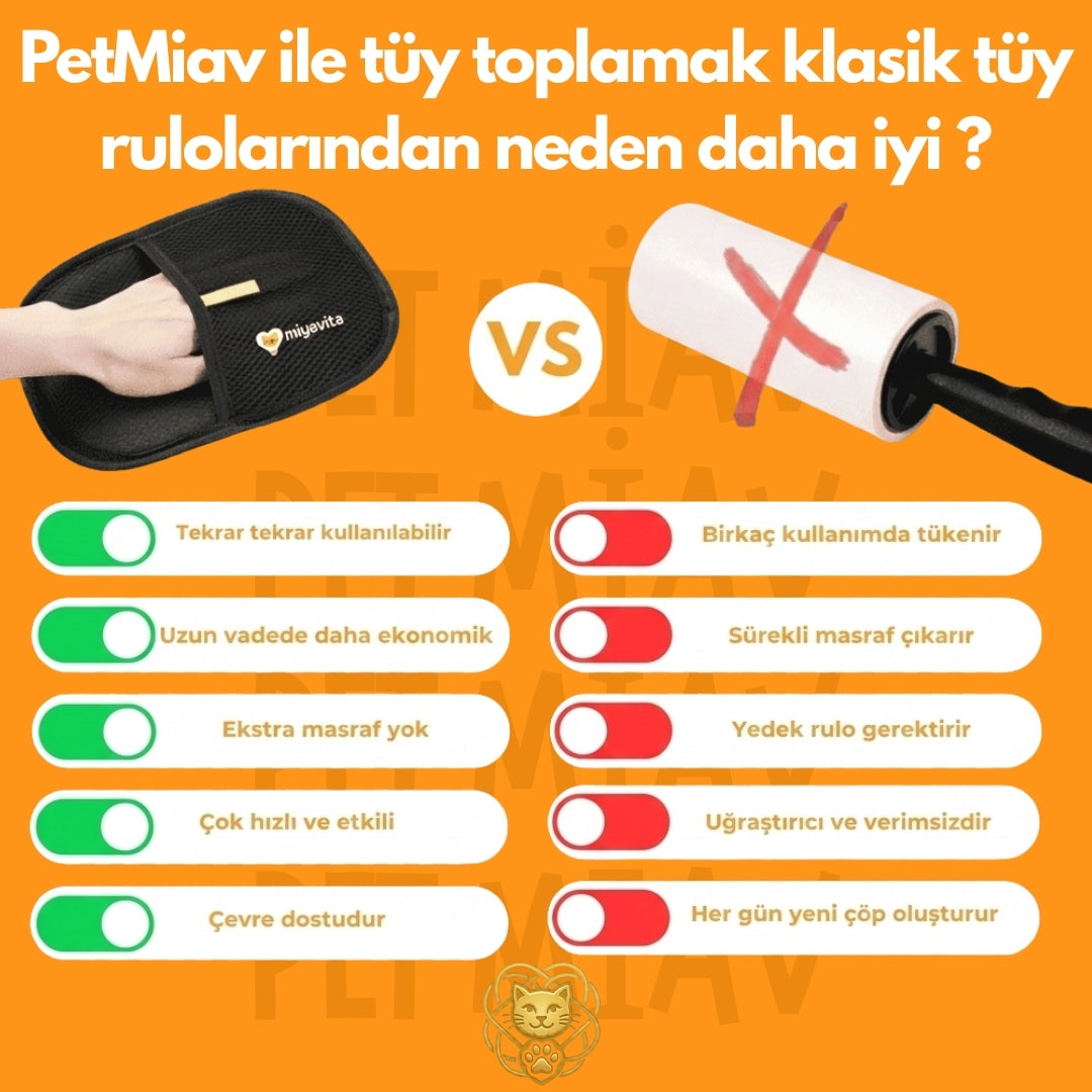 TüySil™ Tüy Toplayıcı Eldiven